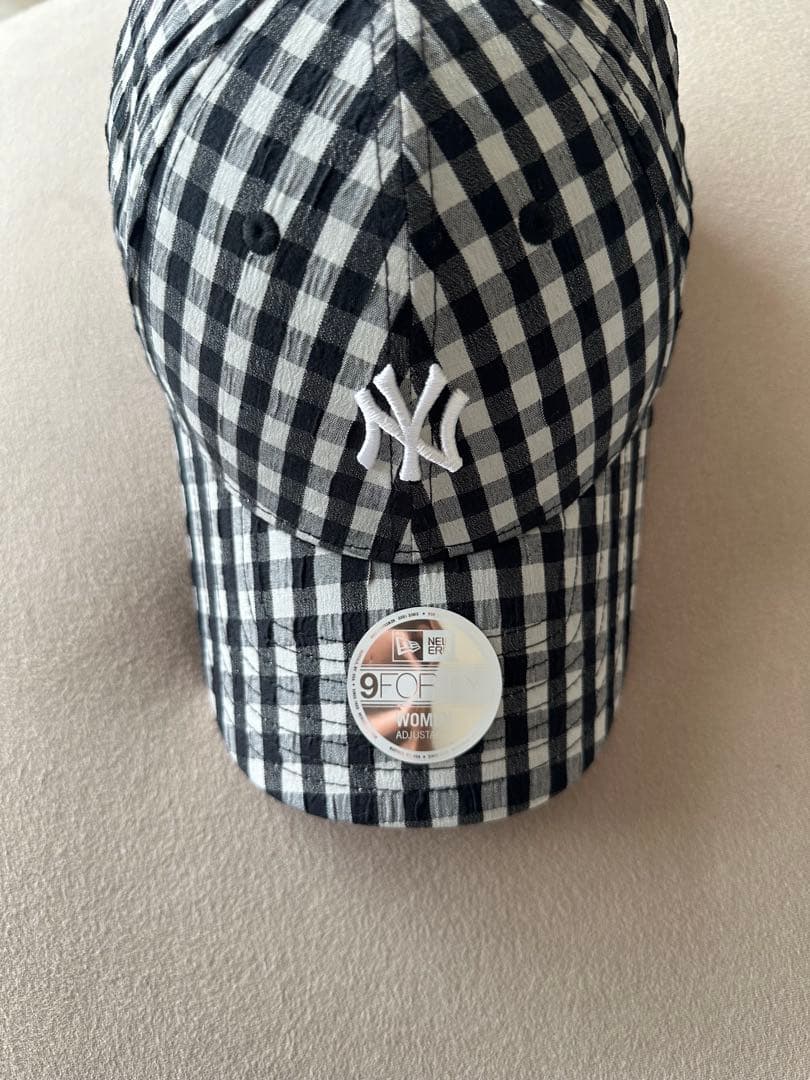 New Era ニューヨーク・ヤンキース ギンガムチェックキャップ