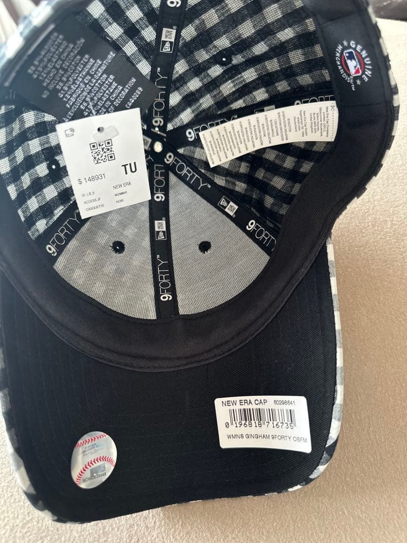 New Era ニューヨーク・ヤンキース ギンガムチェックキャップ