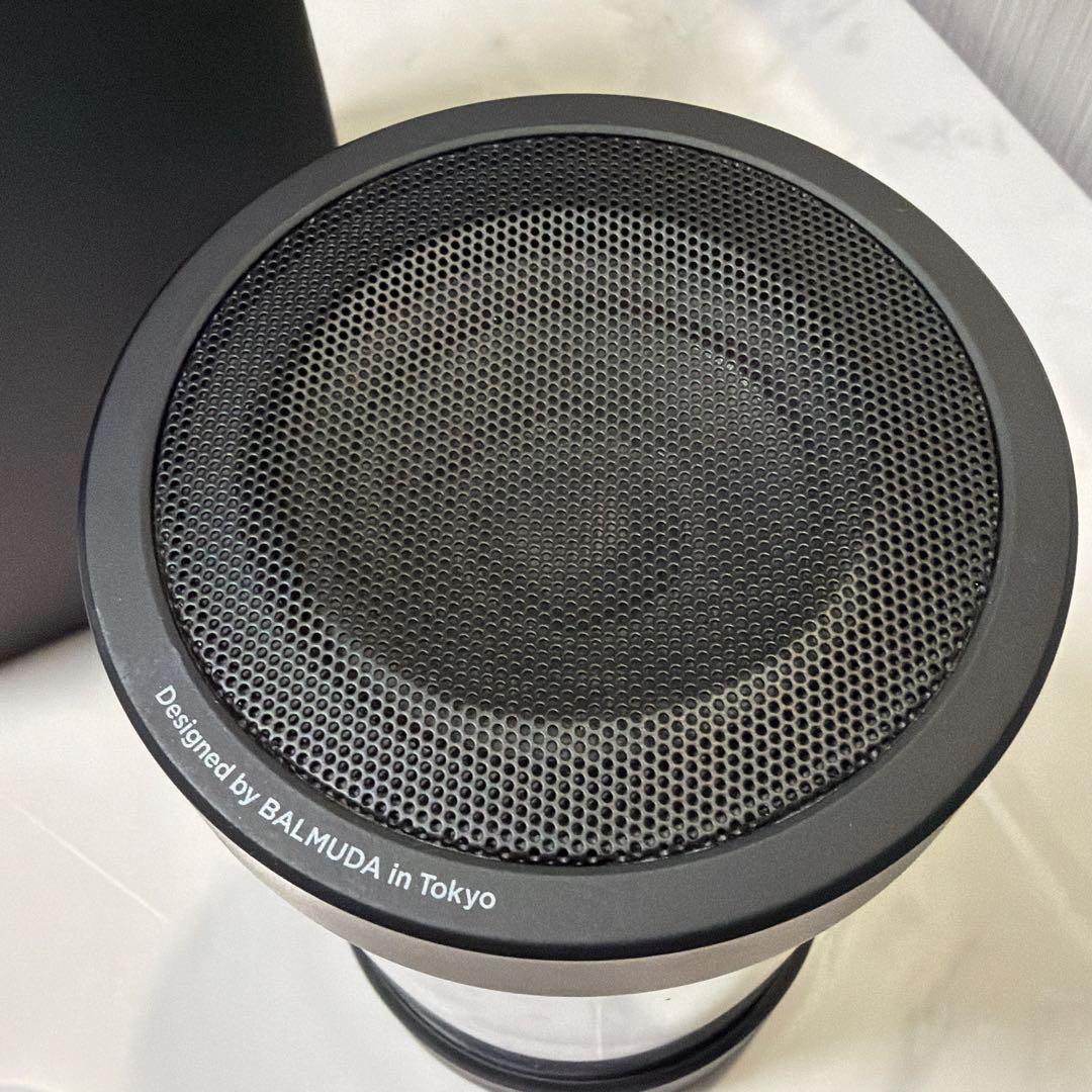 【ほぼ未使用】BALMUDA The Speaker ブラック 箱付き