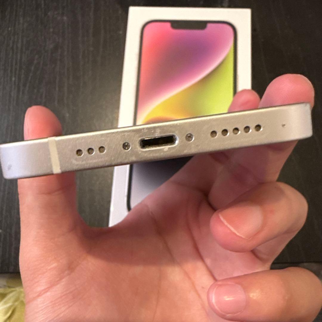 iPhone 14 スターライト 256GB 中古 sim無し