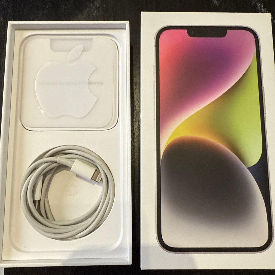 iPhone 14 スターライト 256GB 中古 sim無し