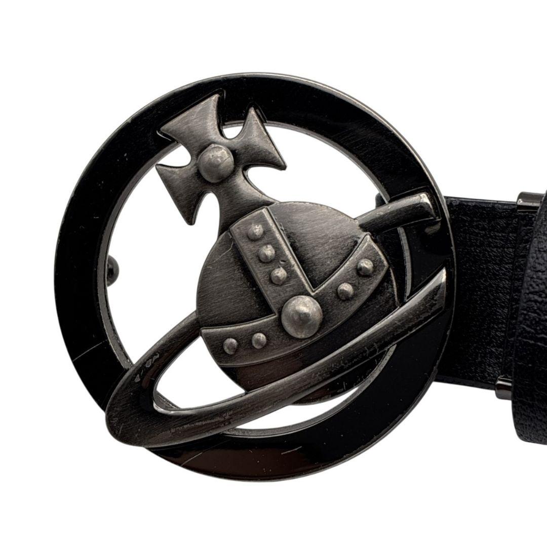 【美品】ヴィヴィアンウエストウッド レザーベルト オーヴ バックル