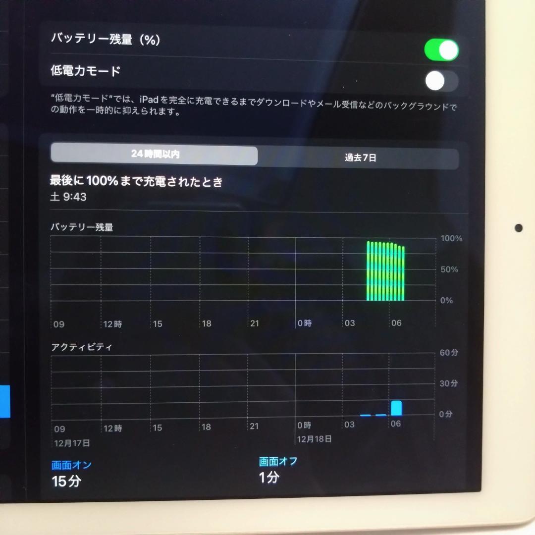 Apple iPad Air2 MH1C2J/A　ROM:16GB　動作中古