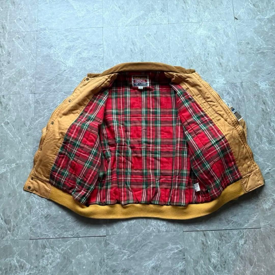 GAVIAL 短丈　ドリズラージャケット　裏地チェック　ヴィンテージ