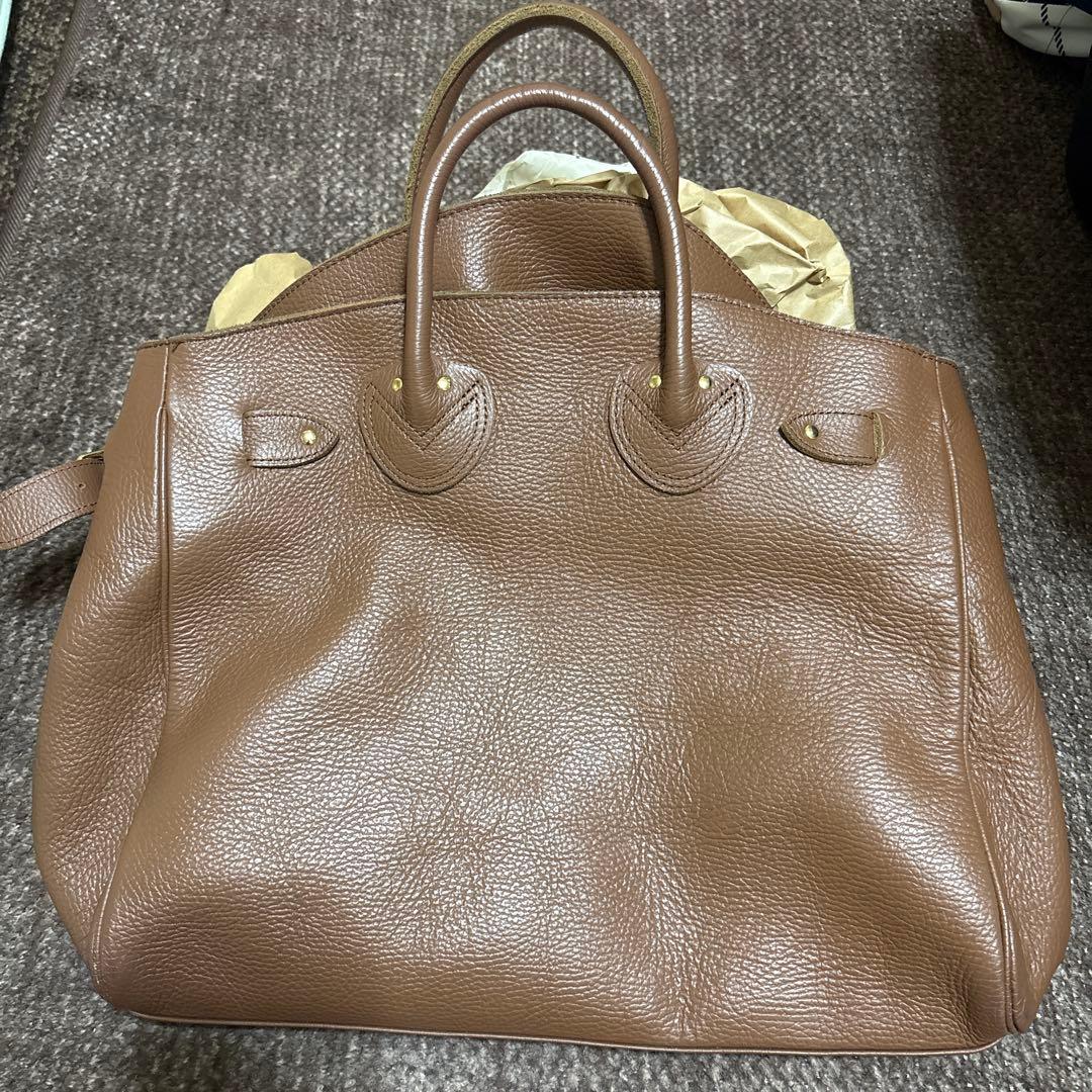 美品！YOUNG&OLSEN エンボスレザー ベルテッド トートバッグ