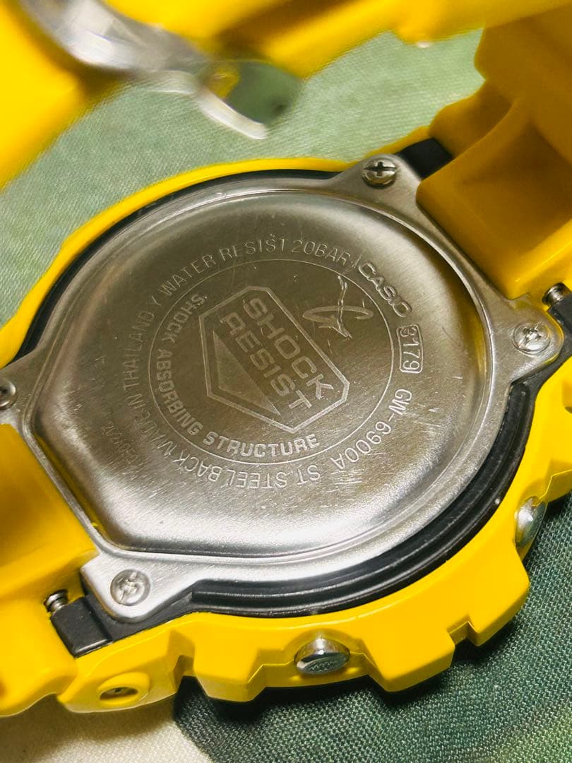 CASIO G-SHOCK GW-6900Aイエロー デジタル腕時計