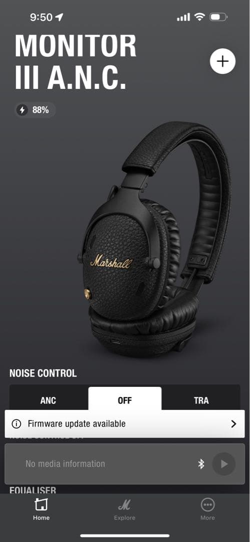 美品　正規品 Marshall MONITOR III A.N.C.