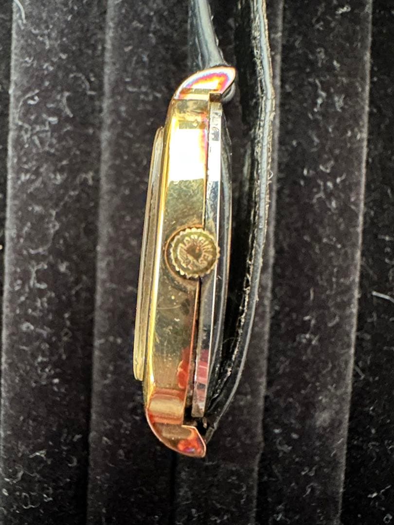 ☆LONGINES AUTOMATIC ゴールド レザー稼働品☆