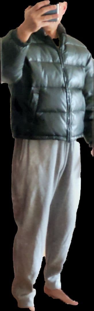 小*彦様 【週末値下‼️】レザー ダウンジャケット　稀少ショート丈　羊革　L