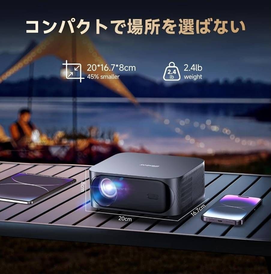 iSinbox プロジェクター Netflix/YouTube/Prime