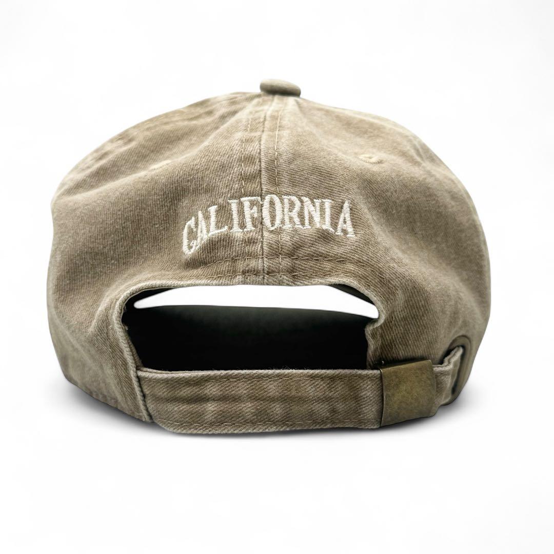 アパルトモン GOOD GRIEF！CA WASHED CAP ベージュ 刺繍