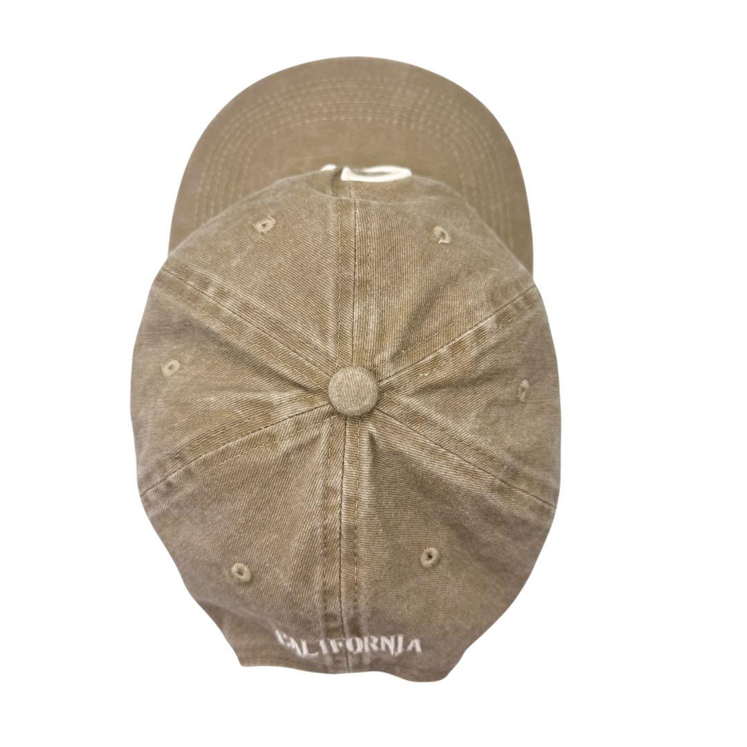 アパルトモン GOOD GRIEF！CA WASHED CAP ベージュ 刺繍