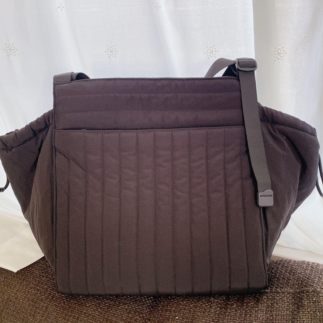 SOLPRESA ブラック Mサイズ マザーズバッグ