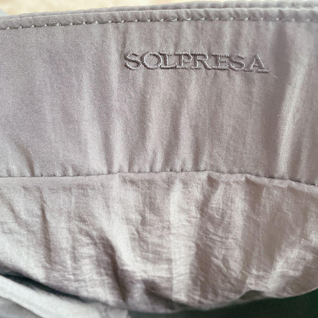 SOLPRESA ブラック Mサイズ マザーズバッグ