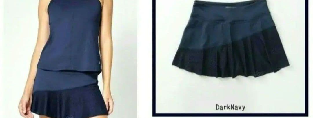 lija スコート(アドミラル　FILA　Nike　ルルレモン　海外　テニス