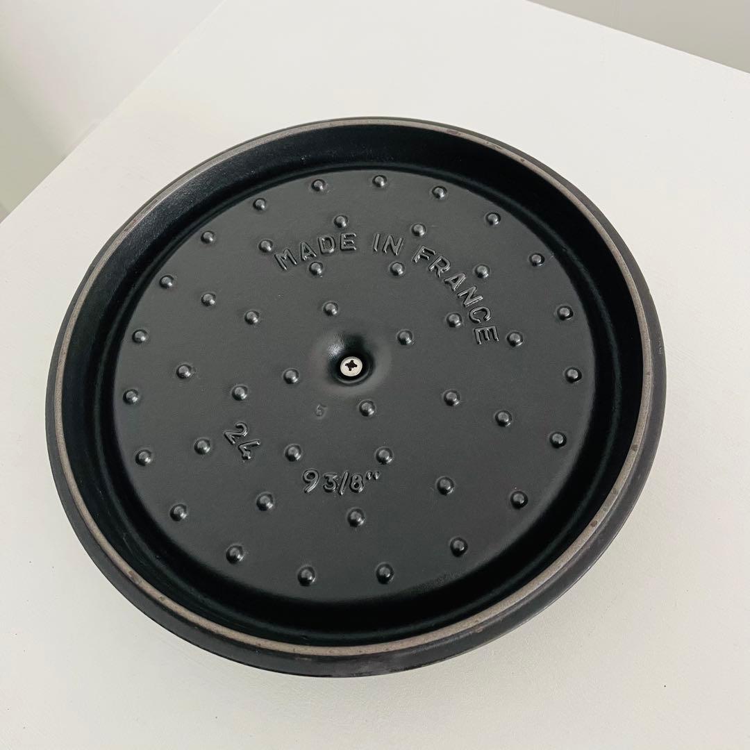 STAUB ストウブ ココット ラウンド 24cm ブラック