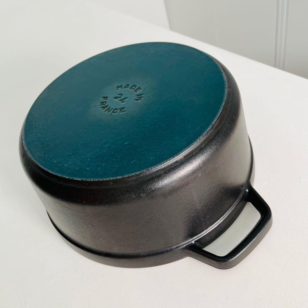 STAUB ストウブ ココット ラウンド 24cm ブラック