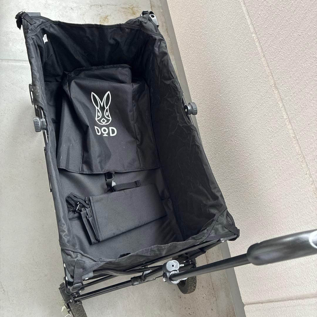 DOD フォールディングキャリーワゴン 黒