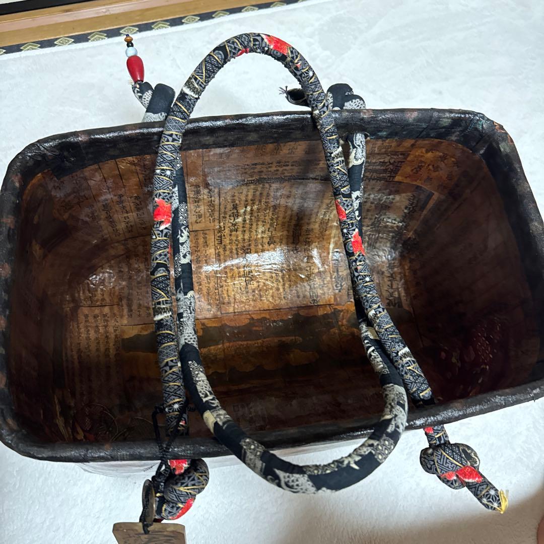 【ミル】一閑張り　特大サイズ　古銭・札付き