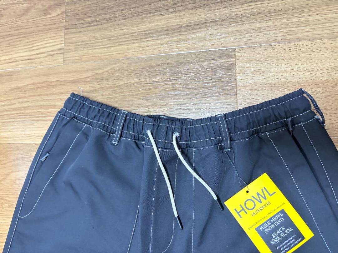 値下げ！　PUBLIC+HOWL 高機能スノーパンツ 黒 M メンズ 新品未使用