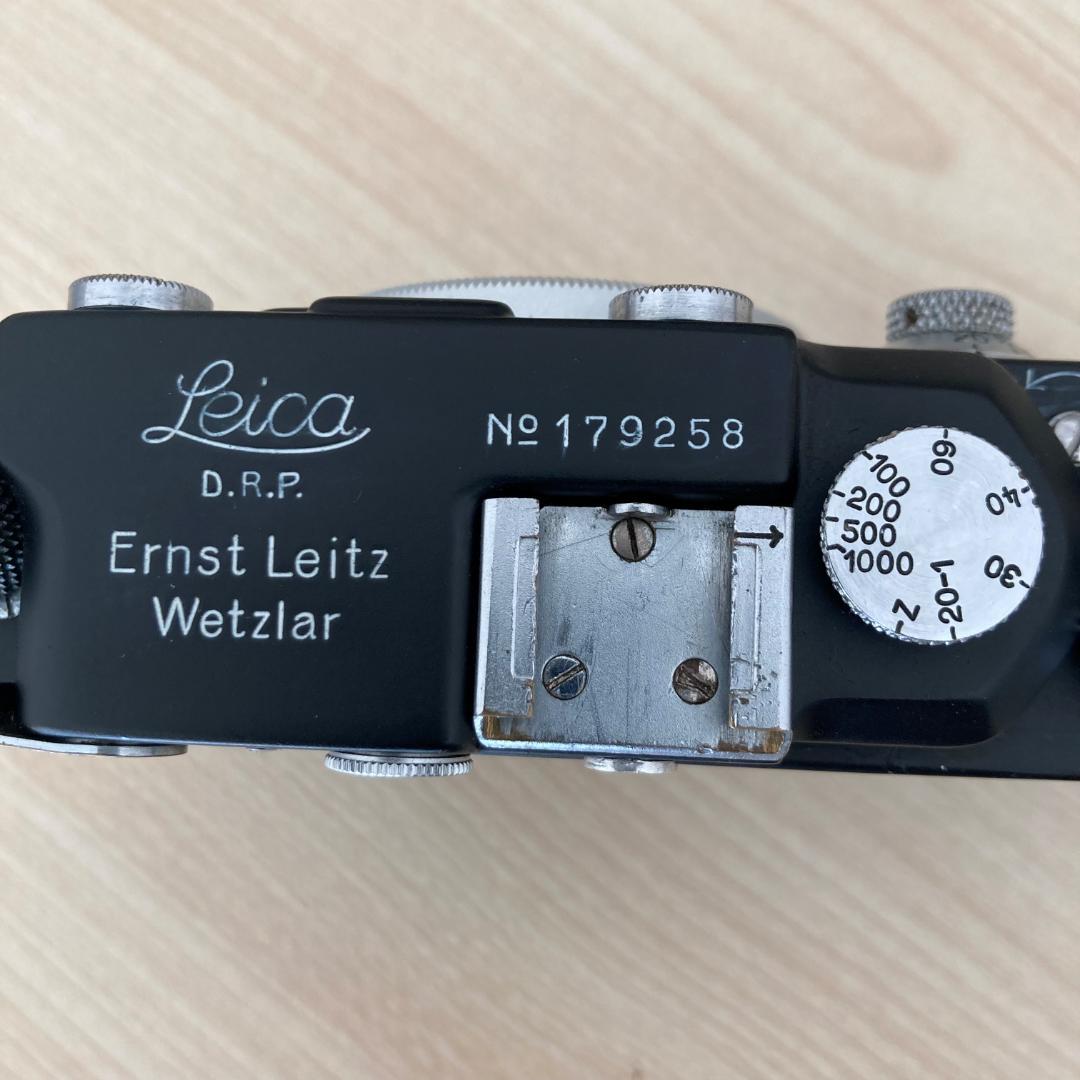 Leica バルナック ライカ IIIa ブラックペイント（後塗り）ボディ