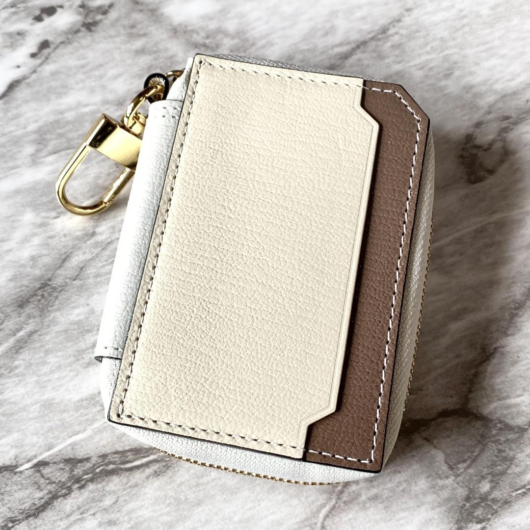 2292【新品 定価2.2万円】ラルコバレーノ★スマートWキーケース★鍵入れ★