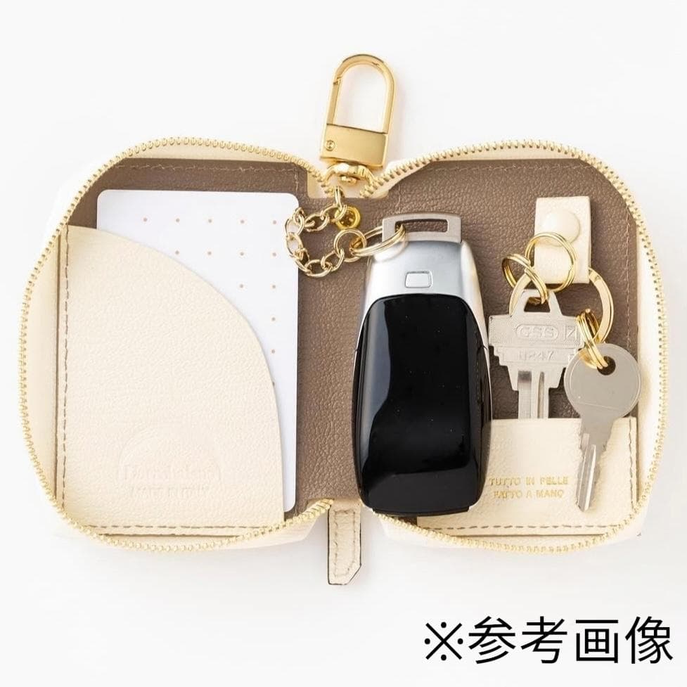 2292【新品 定価2.2万円】ラルコバレーノ★スマートWキーケース★鍵入れ★