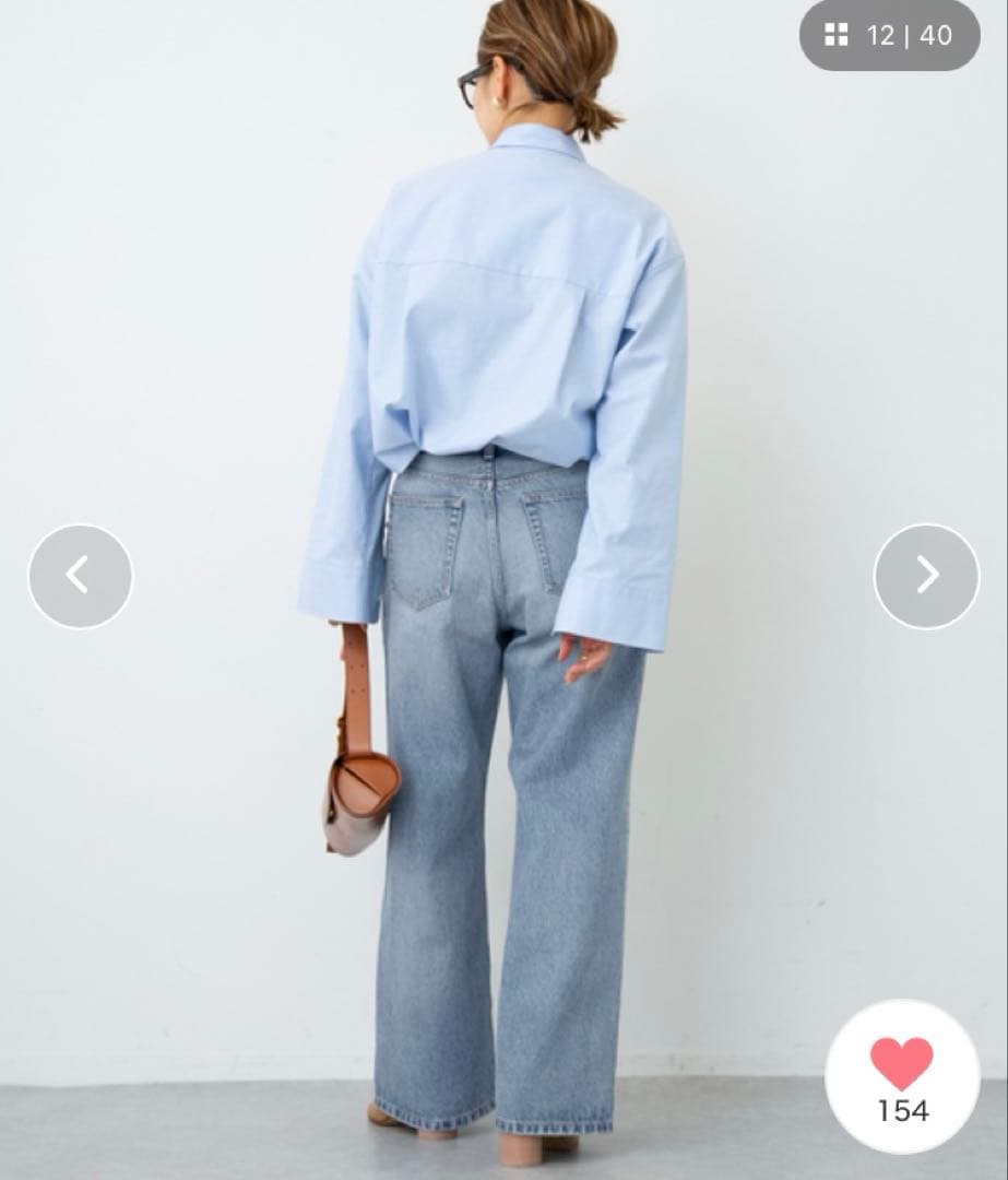 EVERYDAY I LIKE. 　38 タックバギーデニム