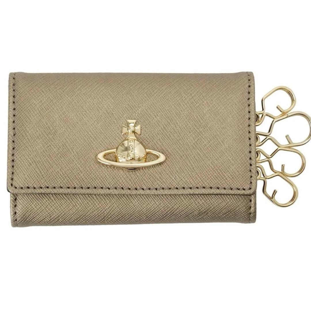新品　Vivienne Westwood キーケース　メタリックグレー