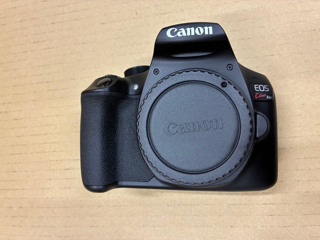 【新品】Canon EOS Kiss X80 レンズキット 箱ダメージあり
