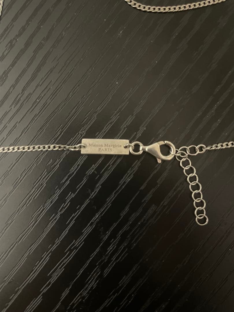 Mignon Margiela シルバー バー ネックレス