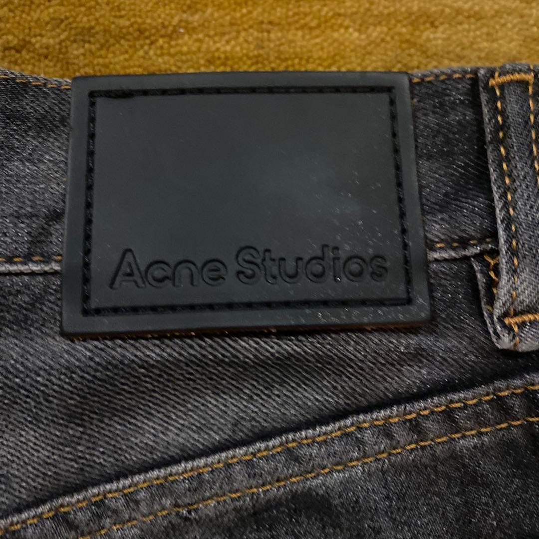 Acne Studios ダークブルーワイドレッグデニム