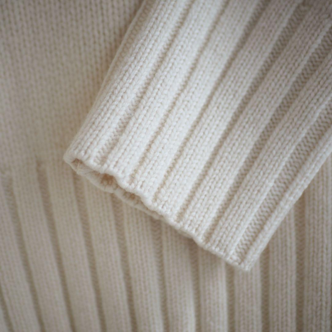 【美品✨】MACPHEE ラムカシミヤ クルーネック ニット トゥモローランド