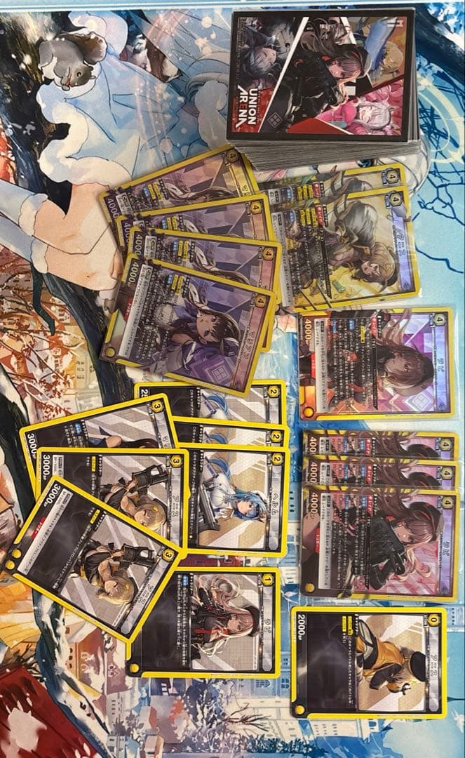 ユニオンアリーナ nikke カウンターズ モダニア デッキ公式ニケスリーブ付き