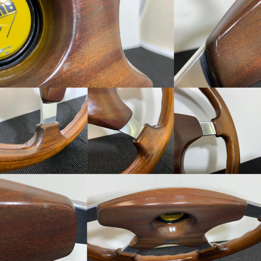 モモ アストラ ウッド ステアリング 36パイ ホーンボタン付 希少 美品