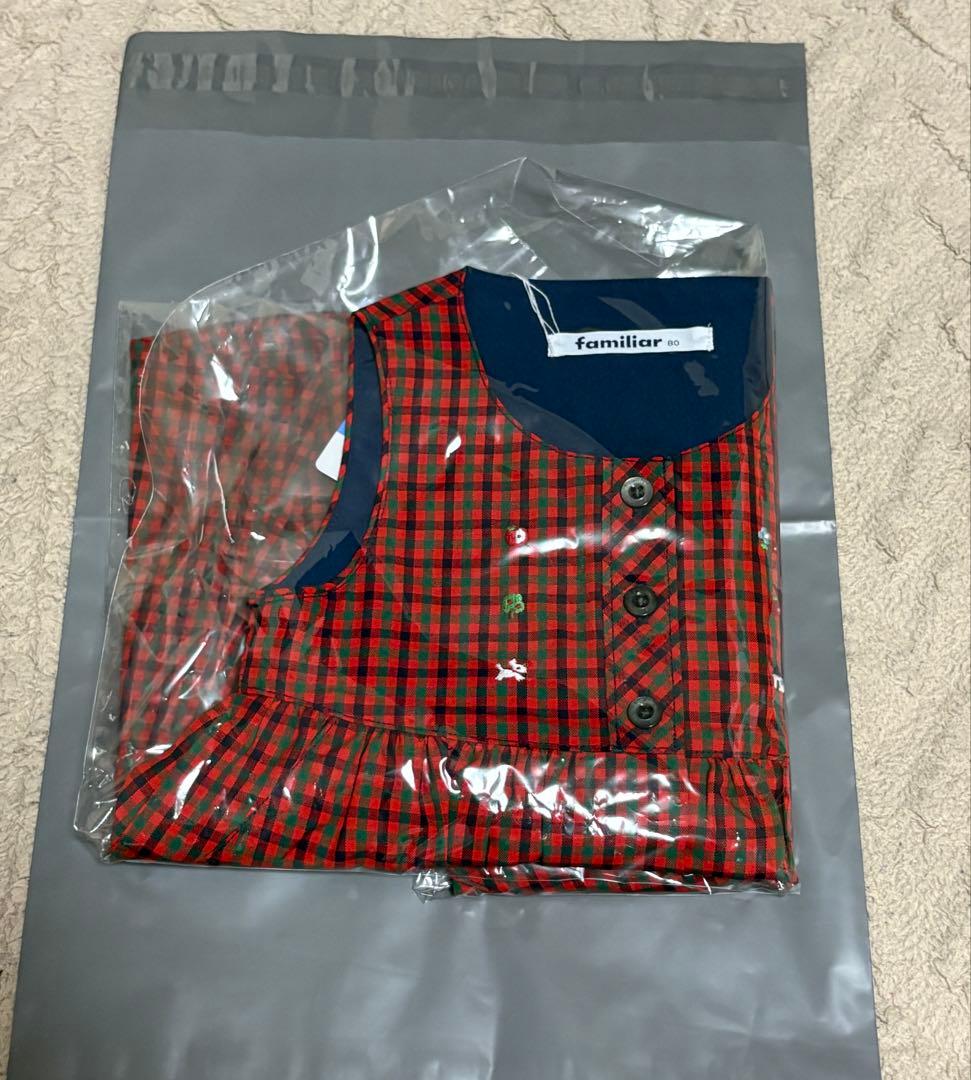 familiar ジャンバースカート 80