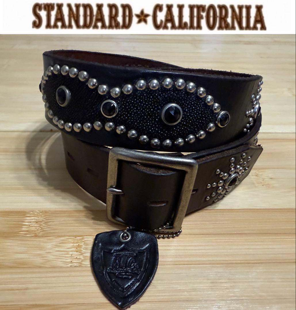 ⭐️美品⭐️HTC⭐️ピーナッツオーバーレイベルト⭐️ スティングレイ⭐️黒⭐️36