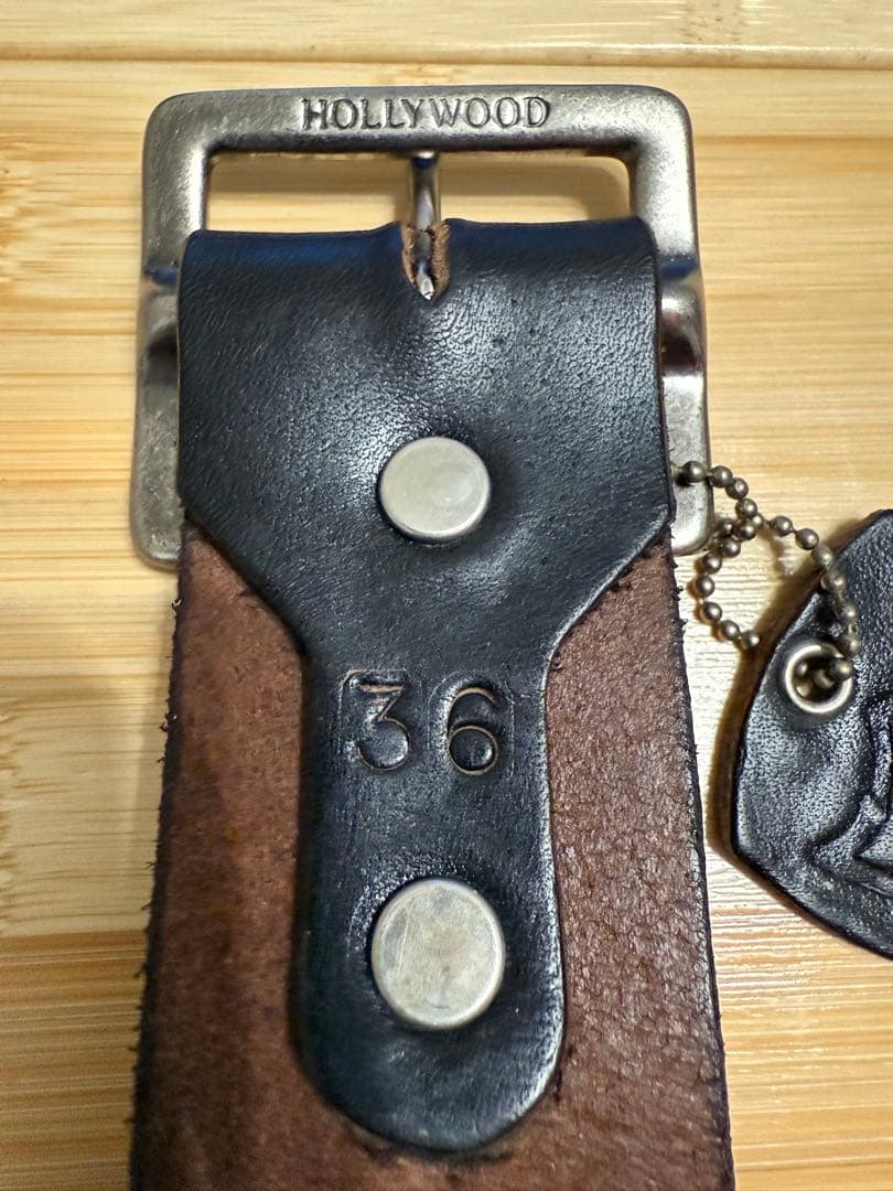 ⭐️美品⭐️HTC⭐️ピーナッツオーバーレイベルト⭐️ スティングレイ⭐️黒⭐️36