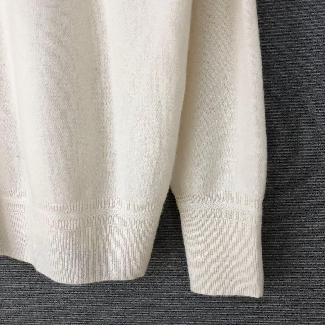 トップス MAISON CARREE CASHMERE Basic Tops IVORY