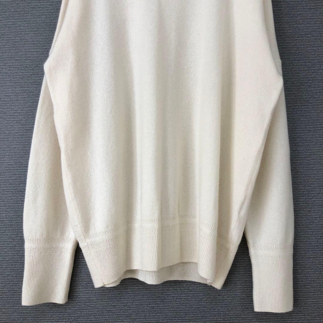 トップス MAISON CARREE CASHMERE Basic Tops IVORY