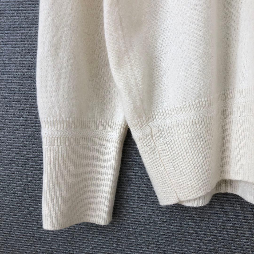 トップス MAISON CARREE CASHMERE Basic Tops IVORY