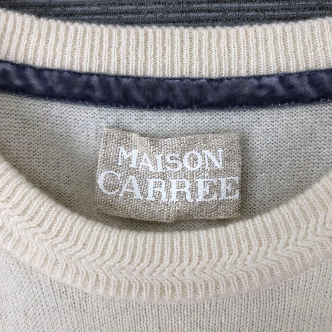 トップス MAISON CARREE CASHMERE Basic Tops IVORY