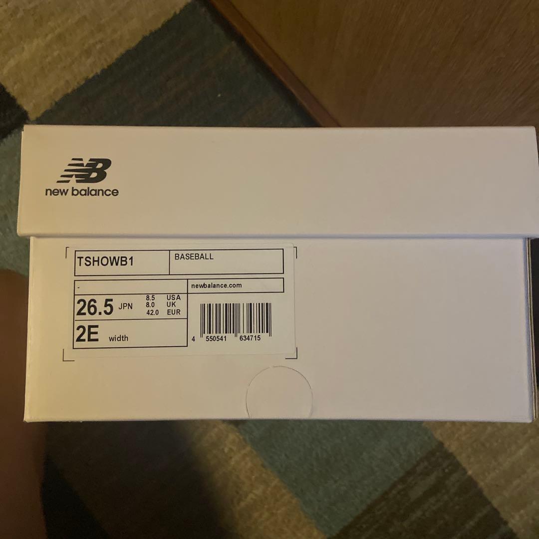 大谷翔平モデル　New Balance S01 ホワイト/ブルー