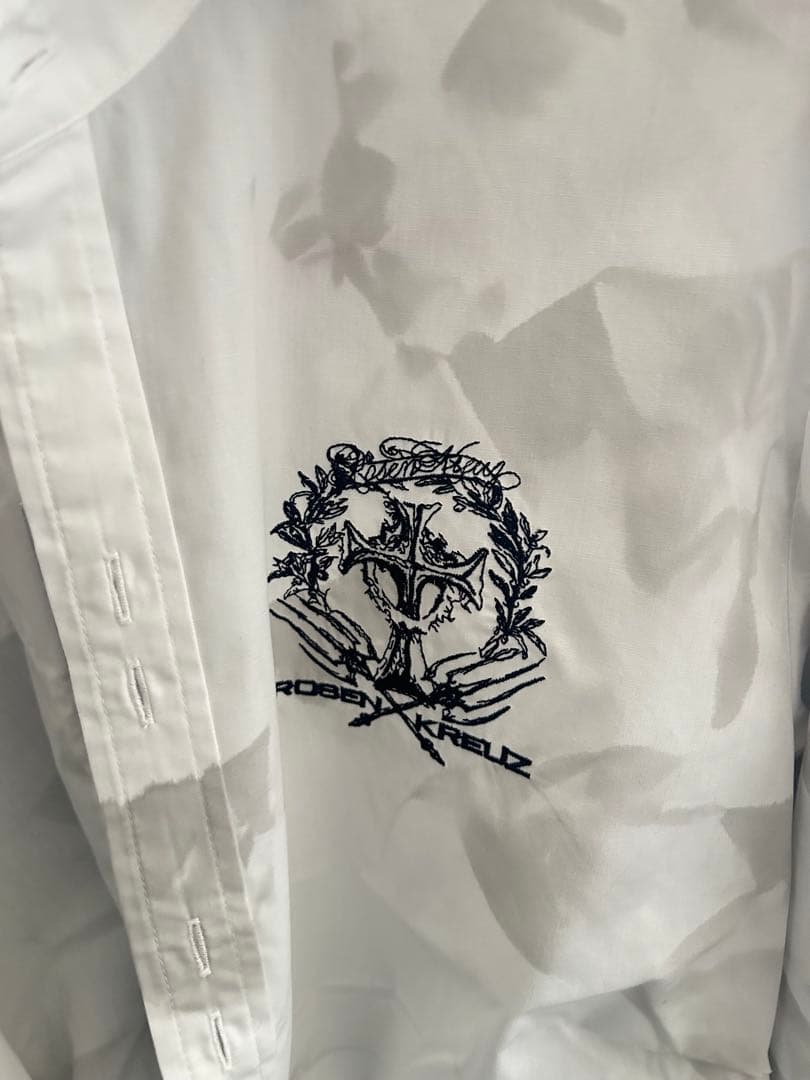 【Rosen Kreuz】BACK CROSS CROPPED SHIRT