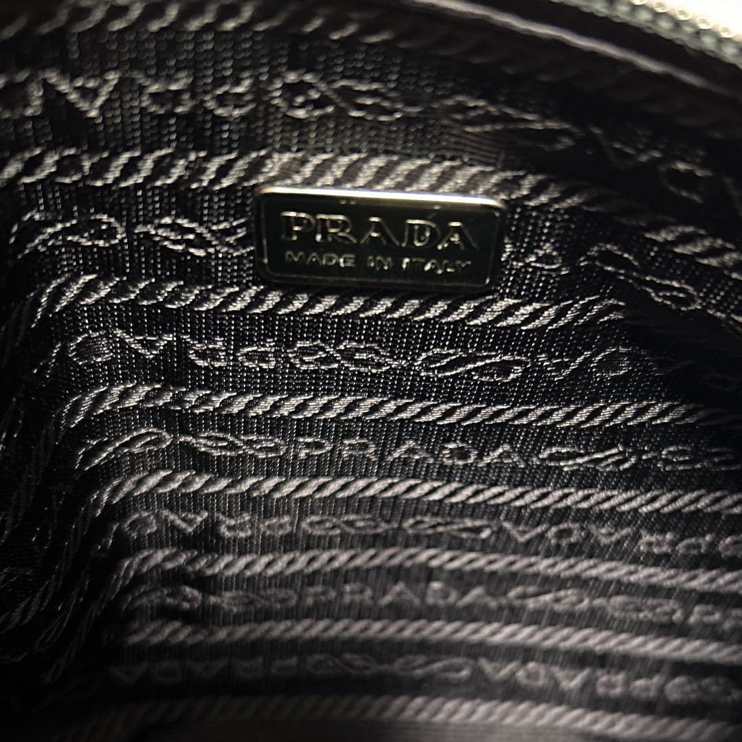 新品　PRADA キルティング　ポーチ　ピンク