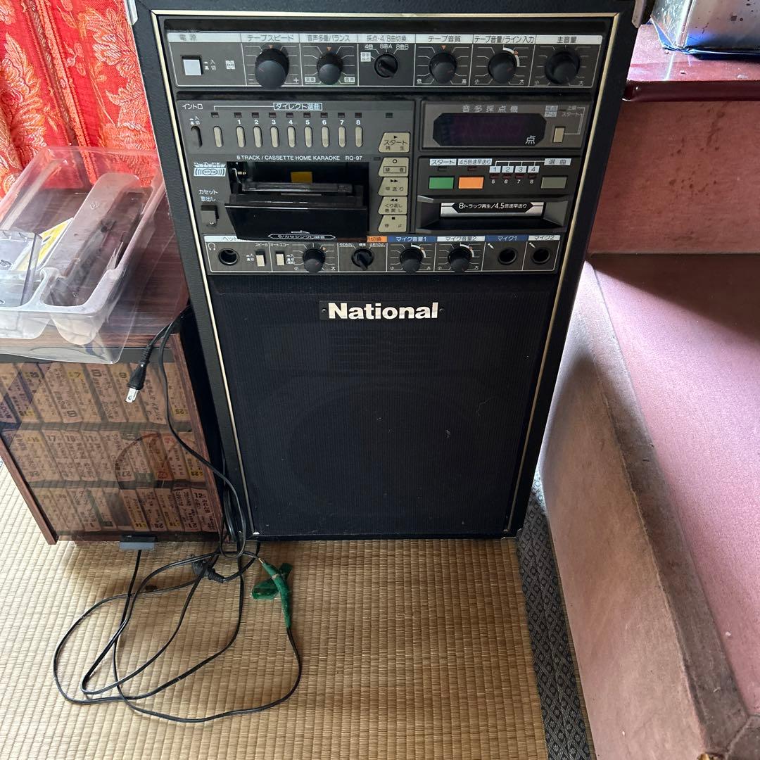National ラジカセ カセットデッキ付き