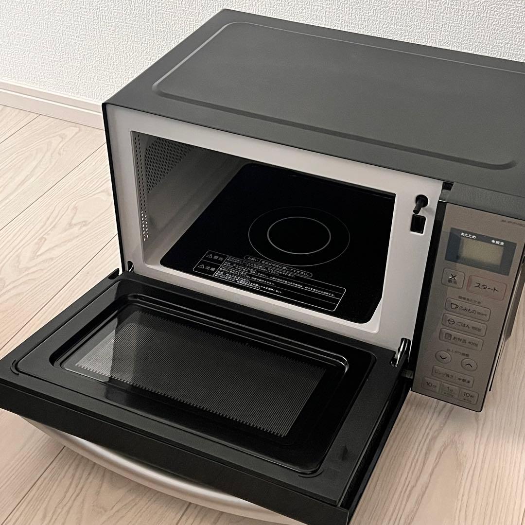 【美品】Haier 電子レンジ JM-XP2FH18G ヘルツフリー 21年製