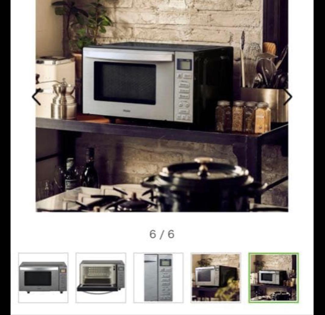 【美品】Haier 電子レンジ JM-XP2FH18G ヘルツフリー 21年製