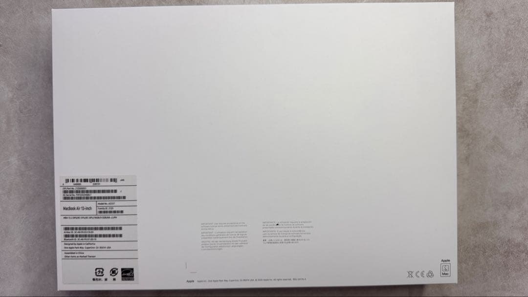 【M1/16GB/512GB/93%】MacBook Air