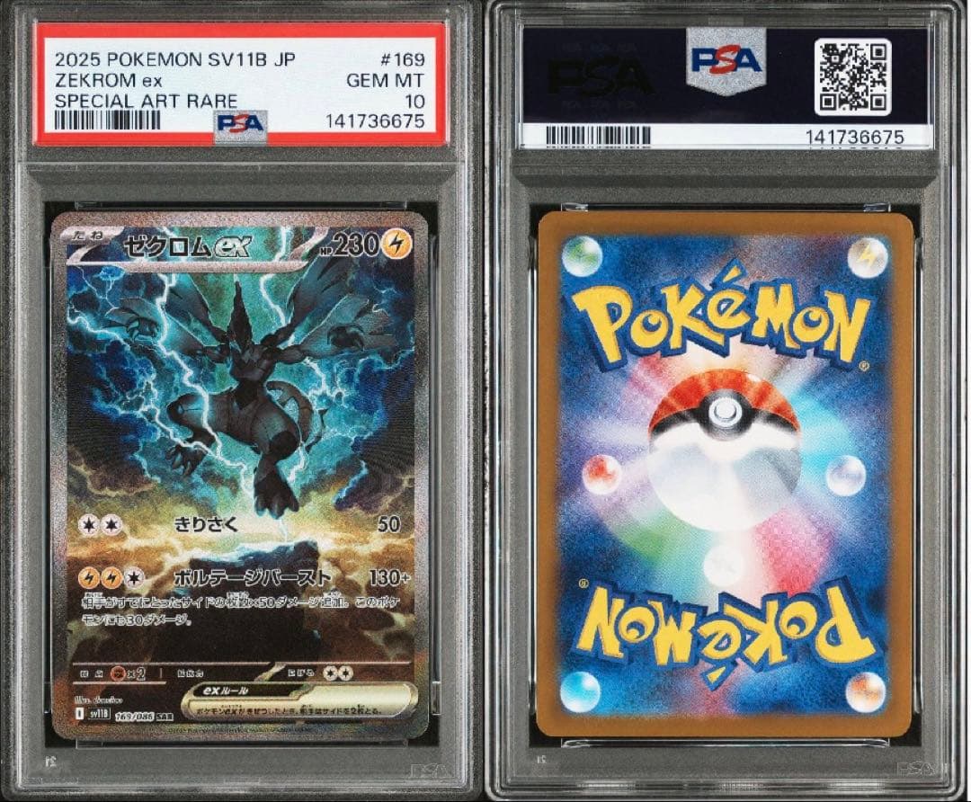 【PSA10】 ポケモンカードゲーム ゼクロムex SAR